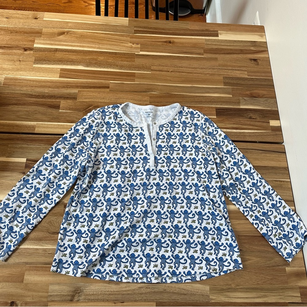 Roller Rabbit Blue Pajama Set